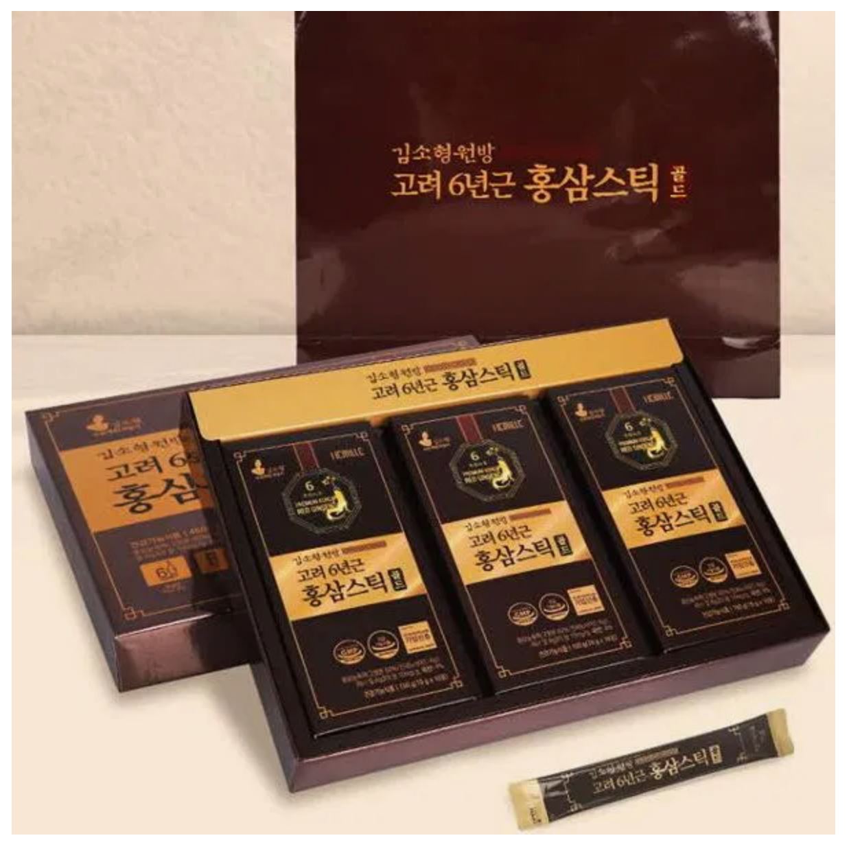 【김소형원방】 고려6년근 홍삼스틱 골드 15g*30포