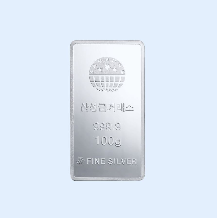 【삼성금거래소】 프레스 실버바 100g